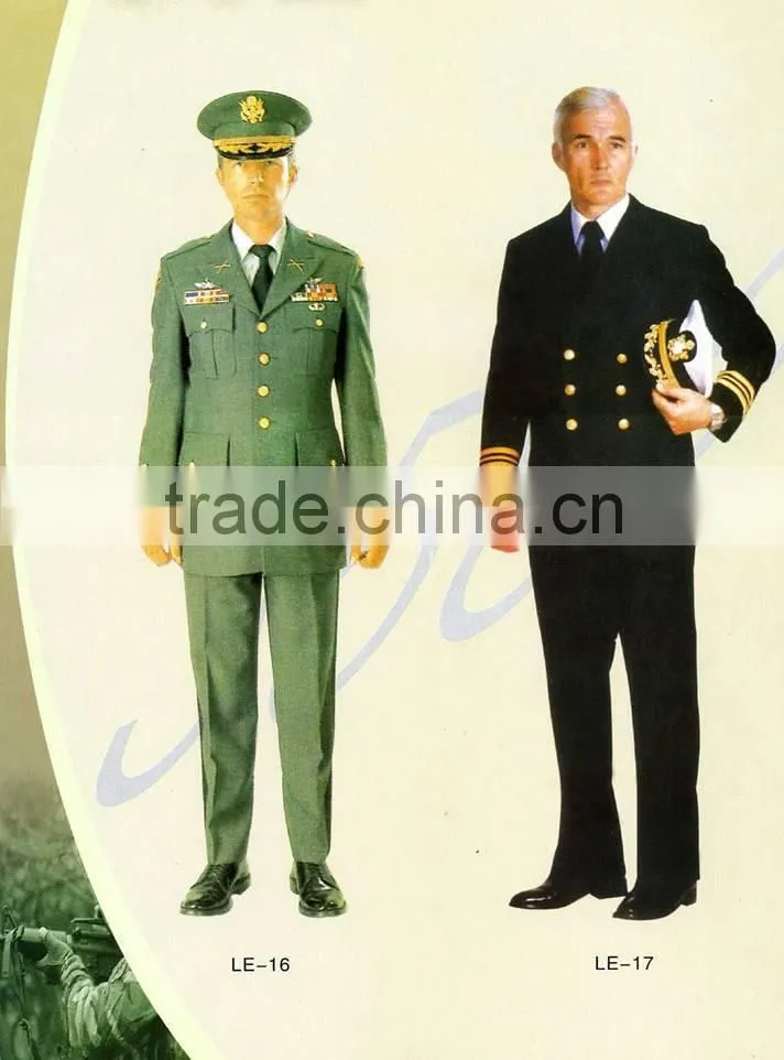 USA style Military office suits for men from 3522 factory of PLA