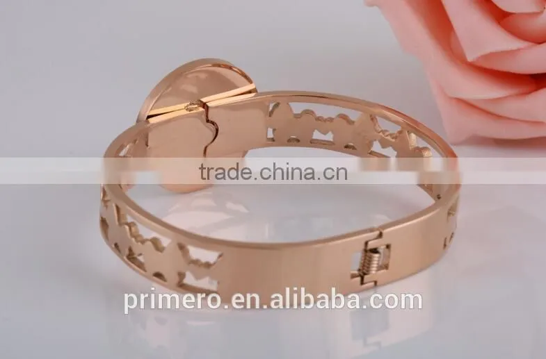 New Fashion Lucky Horse Female Bangle rose gold bracelet For Women