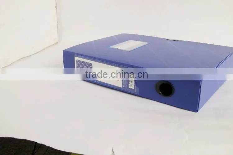 A4 Size 2.5 Inches Case Shape Poly Box File Type Plastic Document Box