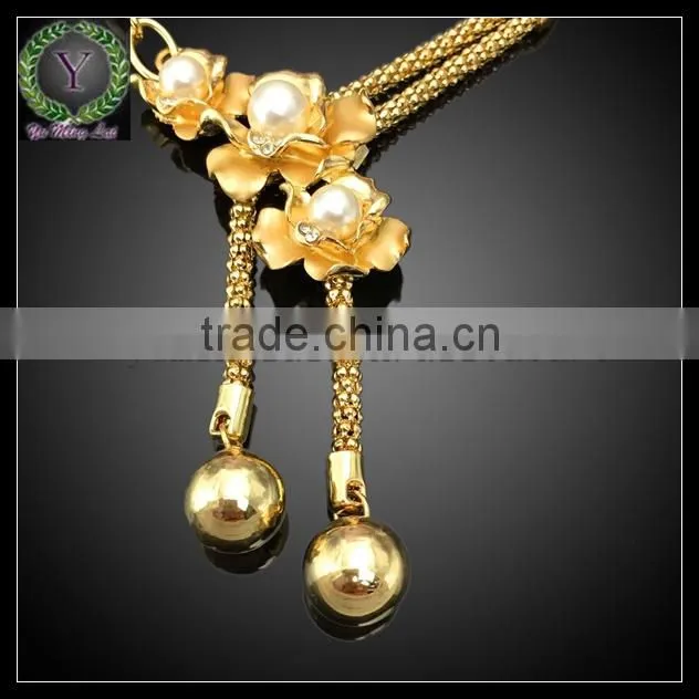 Dubai Gold Jewelry Set , Latest Style Wedding Jewelry Set , 18k Gold Plated Jewelry Set