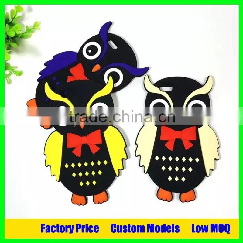 Owl custom logo and brand phone case silicone phone cover for iphone 6s plus