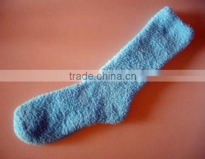 soft home microfiber socks polyester fuzzy socks cozy warm sleeping socks