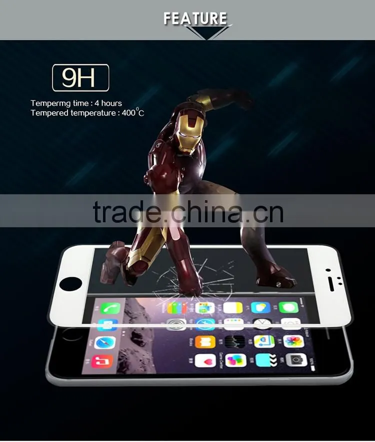 3D full cover Premium Guard Tempered Glassscreen protector for iphone6