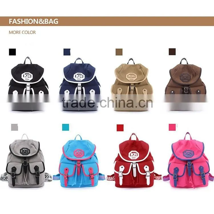 Alibaba China wholesale backpack canvas school bag