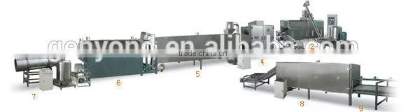 original pellet snacks food machine / Corn flakes/breakfast cereals processing equipment