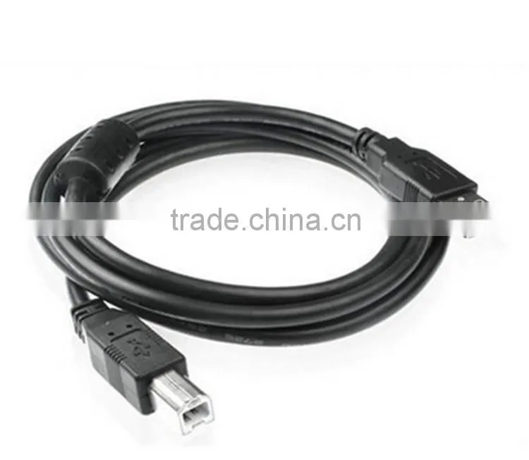 USB 2.0 Male to USB 2.0 Type-B Female Printer / Scanner Adapter Cable