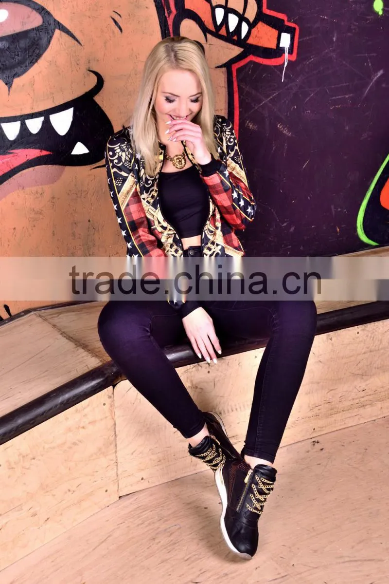 printed stylish winter jackets for women