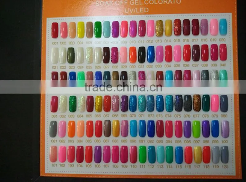 Free samples Soak off color uv gel hot in Russain