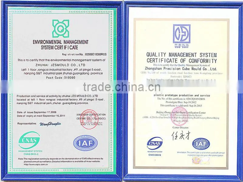PMMA optical parts injection mould and molding