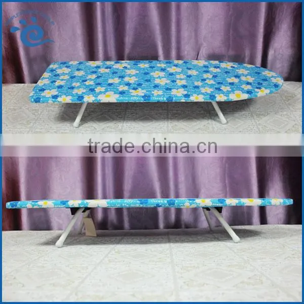 Supplier Home Office Hotel Use Essentials 80*30cm (H)12CM Wispy Floral TC Cloth Chambray Small Ironing Board Sturdy