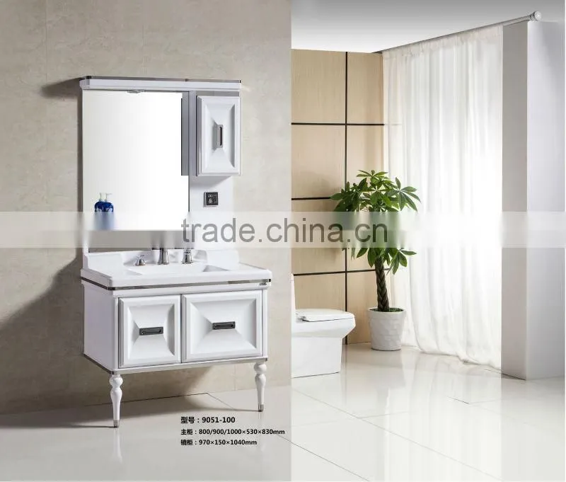 2015 design wall mounted bathroom storage cabinet cheap