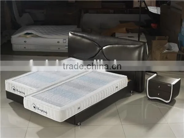 Vintage luxury pocket spring vaccum compressed mattress / 2015 New Design Rolled-Pack Pocket Spring Mattress 5MT9