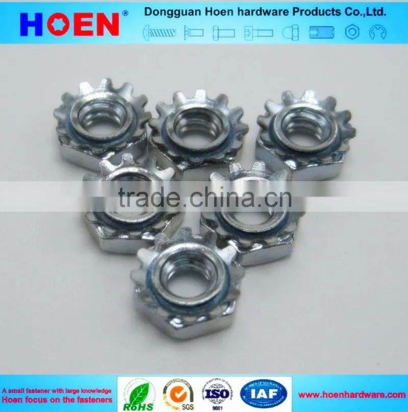 Stainless steel K type K lock kep nut