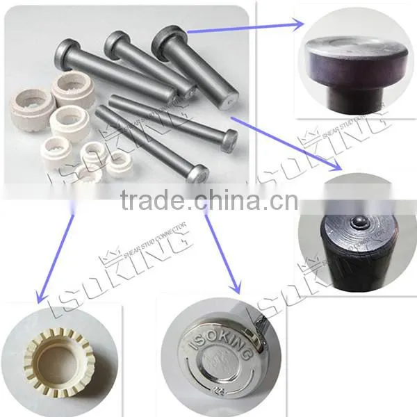 Cheese head studs for arc stud welding