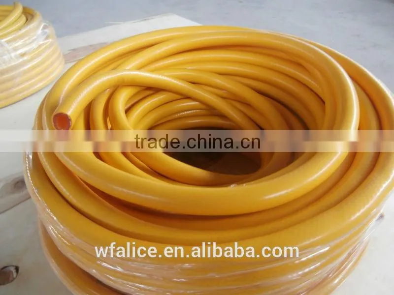 flexible high quality zhuji yellow flexible gas hose oil and gas pipe