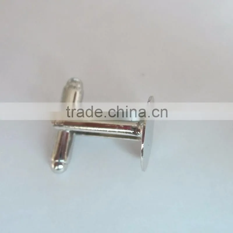 High quality custom stainless steel metal cuff links for wholesale from china factory