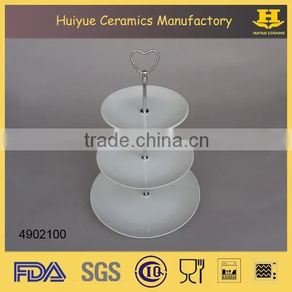 Ceramic cake holder, cupcake and dessert serving holder