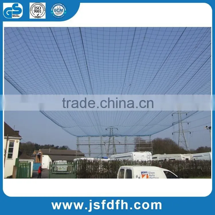 construction knotless or knotted polyester safety net safety netting for fall protection