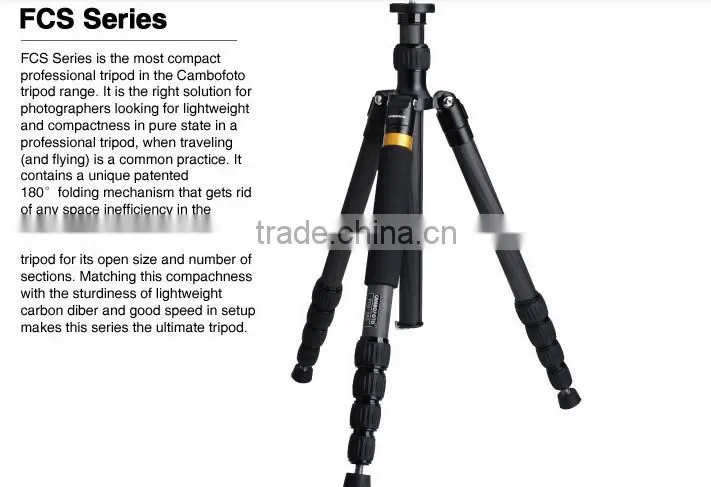 Red black colorful travel digital DSLR professional camera tripod