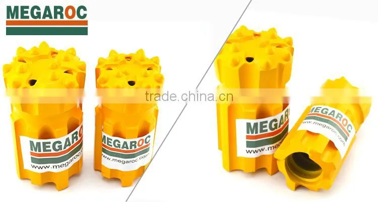 T38 retrac threaded button rock drill bit for mining