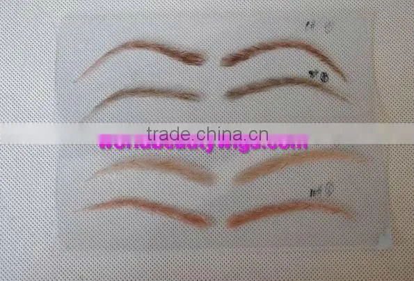 Natural human hair lace eyebrow wig