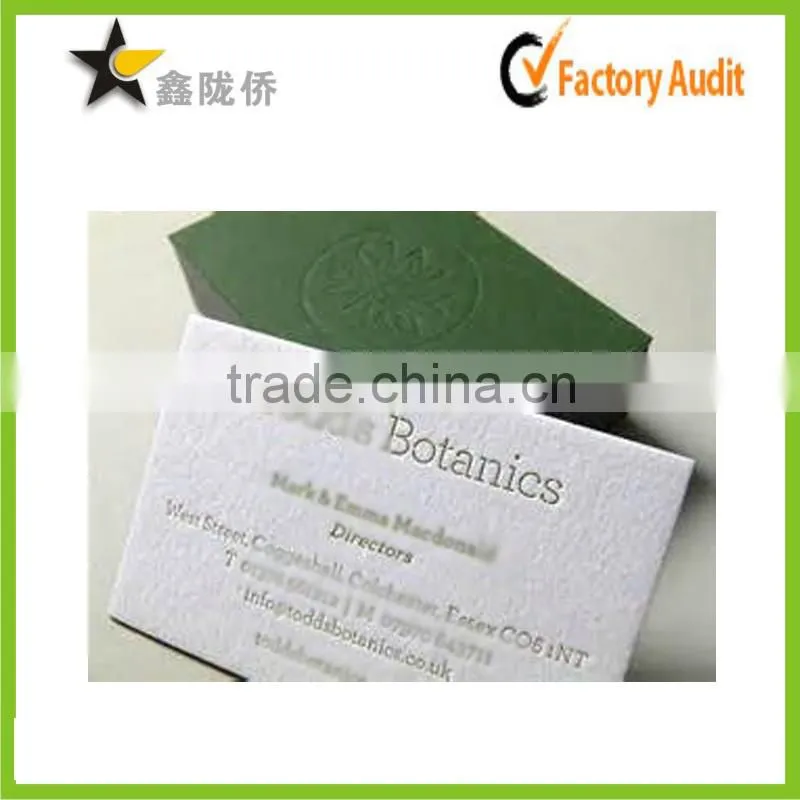 2015 Personalized Custom high grade thermography business cards