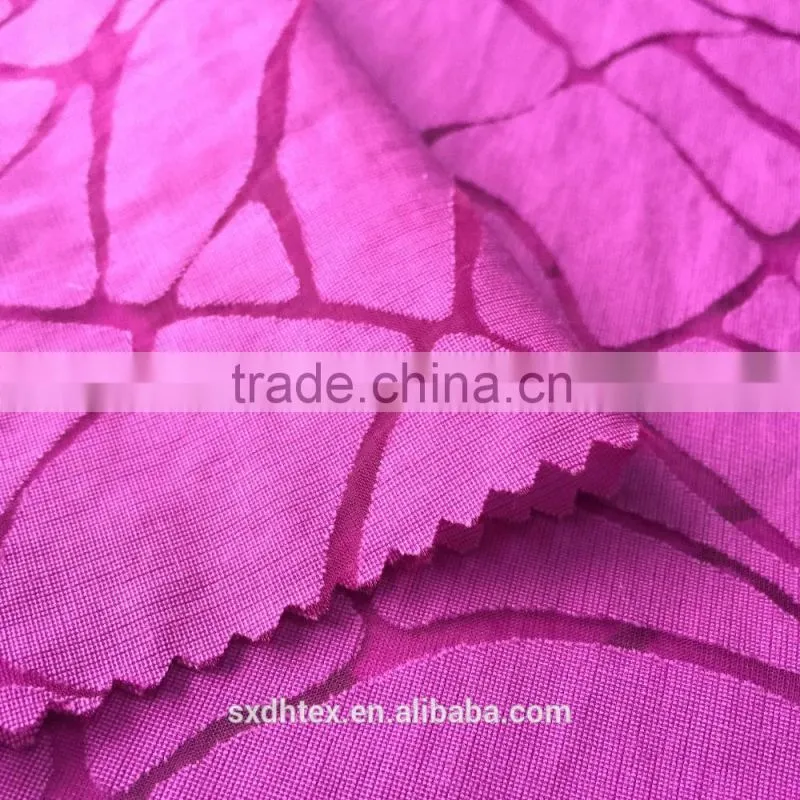 Spring Summer Polyester Woven Crumpled Fabric for Dress