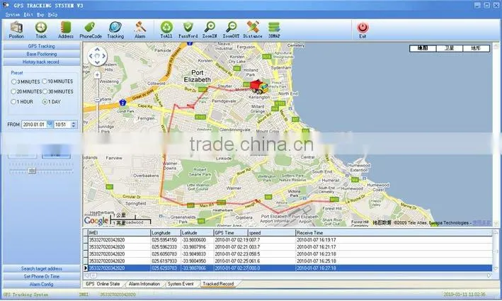 Toplovo GPS CAR Tracker with real-time tracking and hand-free phone call function