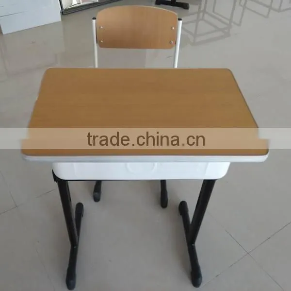 double seat table and chair college furniture
