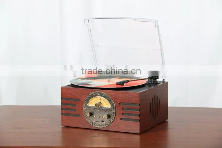 Audio LP Player belt driver USB turntable /Vinyl turntable with usb sd mmc mp3 player