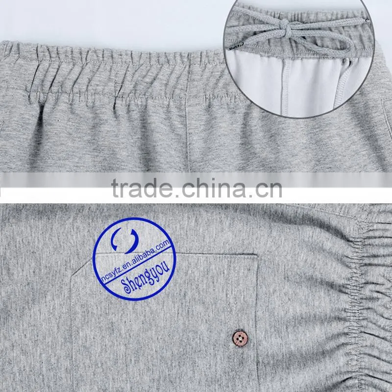 custom 2015 newest grey jogger pants long track pants for men
