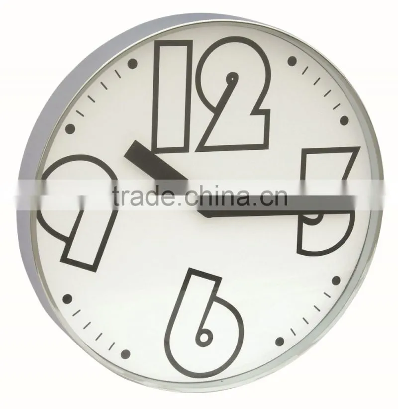 Promotiom decorative metal wall mounted clock