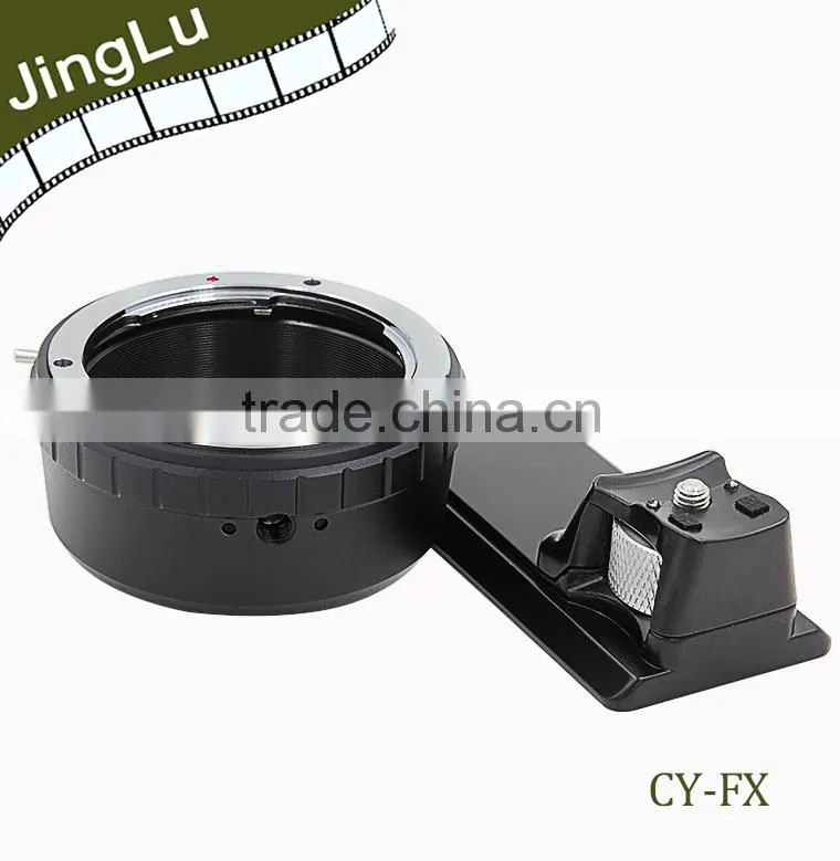 lens adapter ring with long tripod CY-FX for Contax lens to Fujifilm X-Pro1 camera body