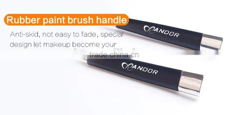 New arrival 9 piece cosmetic makeup brush set can make your own brand