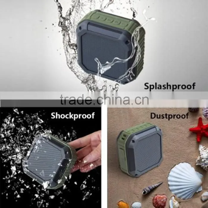 Shenzhen Factory wholesale Mini Water Resistant Shower Speaker Bluetooth Wireless Portable Waterproof speaker For smartphone