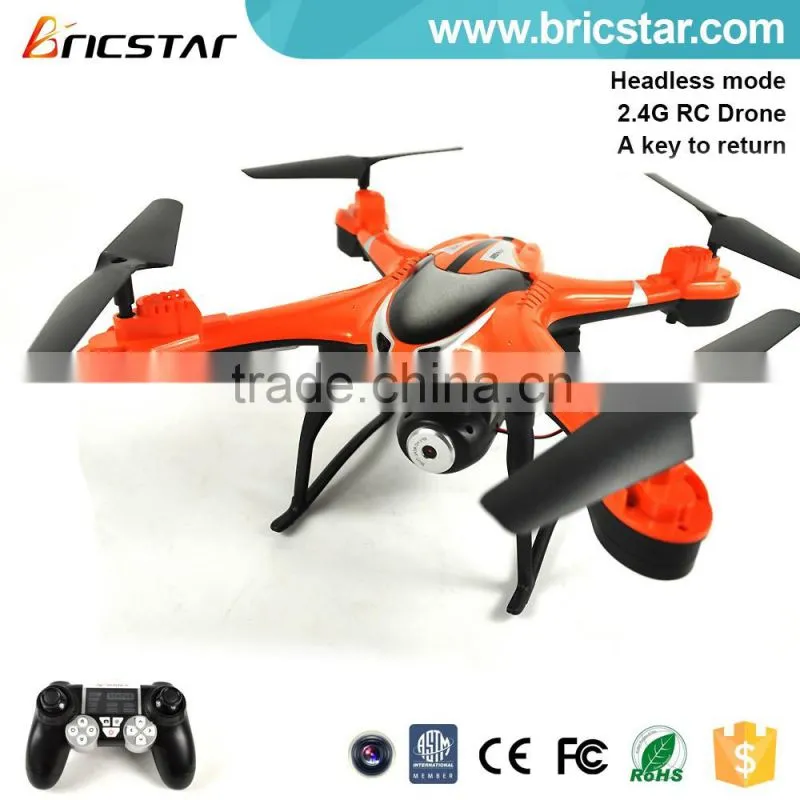 Waterproof 2.4G wholesale quadcopter rc drone with lights and lcd screen controller