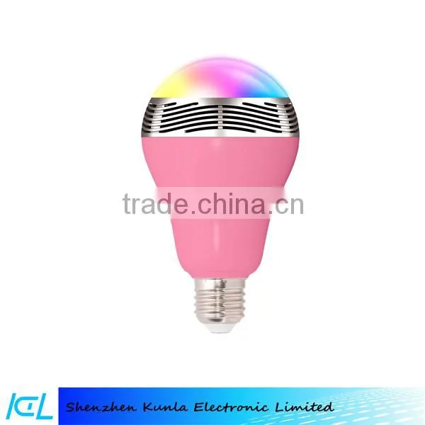 Bluetooth wireless light bulb Cell Phone Wireless Control 7W E27