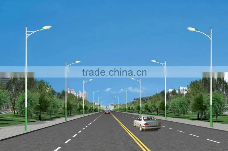 8m galvanized steel street lighting poles