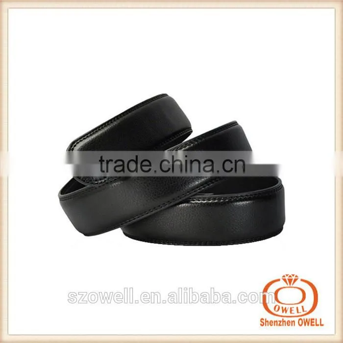 Black Leather Belt Pure Leather 100% Genuine Leather
