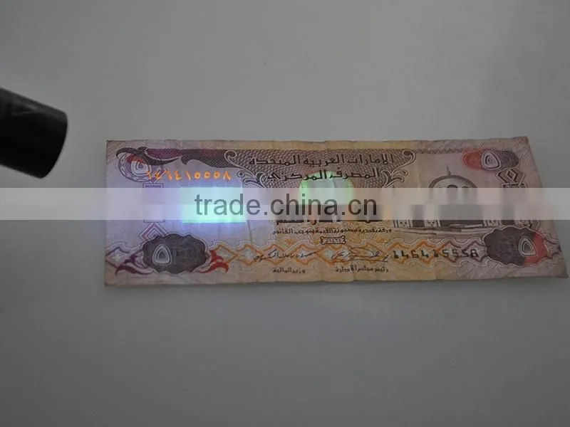 Purple Light 1W UV LED Flashlight for Money Detect Wholesale(365nm)