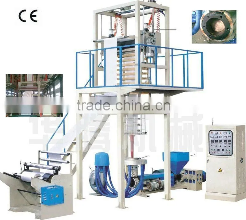 SJ PE/LDPE/LLDPE full automatic high speed film blowing machine