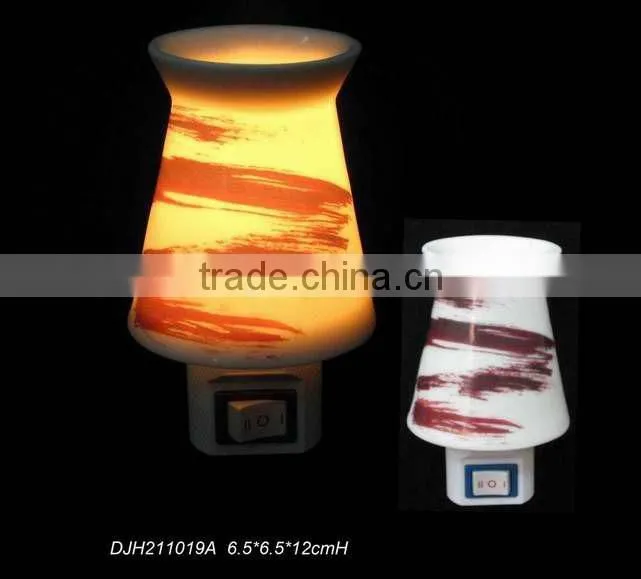 QiHe plug in scented fragrance oil tart warmer burner night light