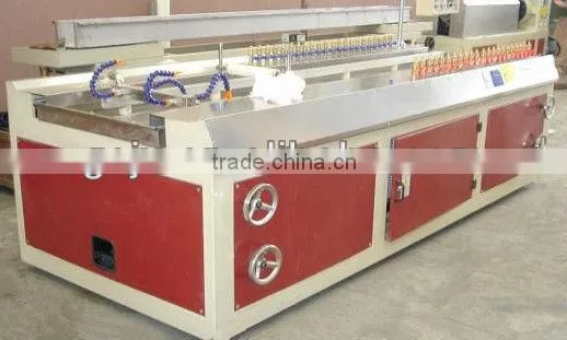 pe wpc pvc wood plastic profile production line