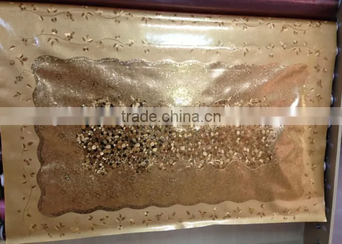 metallic sequin table cloth