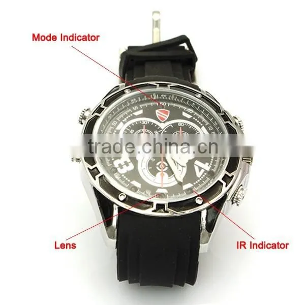 Waterproof 32GB 1080P High Definition IR Spy Night Vision Camera Watch