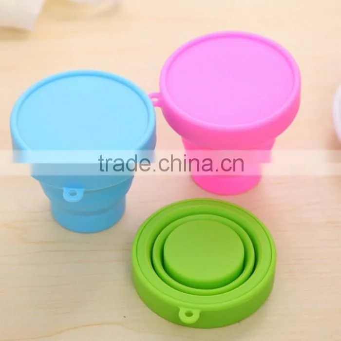 BPA Free silicone folding cup,Heat Resistance silicone folding cup,FDA/LFGB Standard silicone folding cup