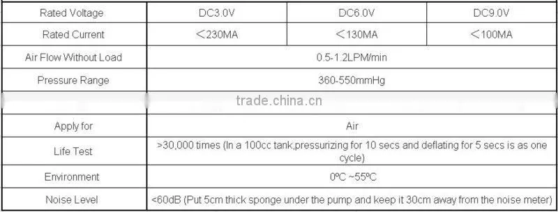 dc 3v mini air pump airbrush