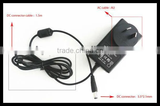 2013 new product! switching power supply 12v 2a Australian pass SAA.GS, use to LED light,Dc jack is:5.5*2.1mm