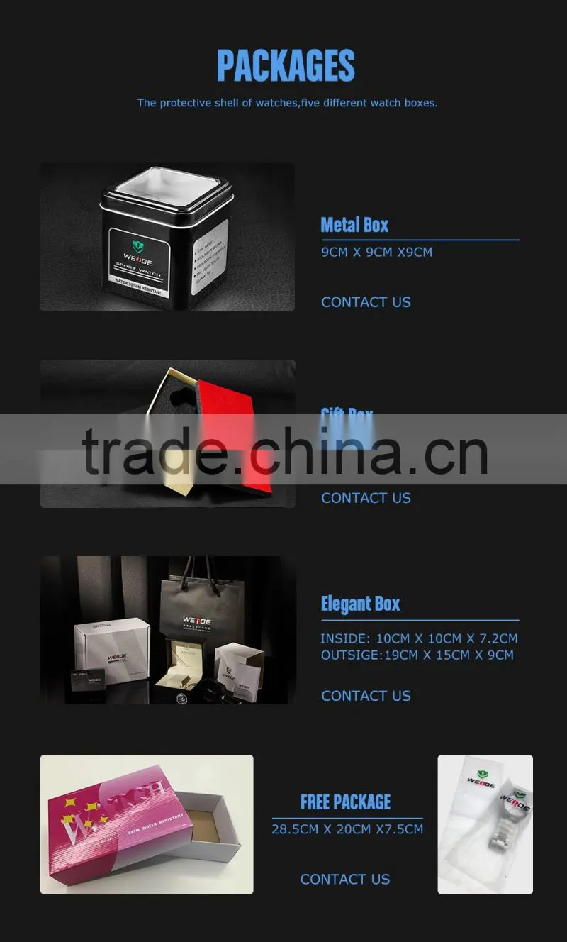 Weide Watch Factory Fashion Popular Teenage Watches