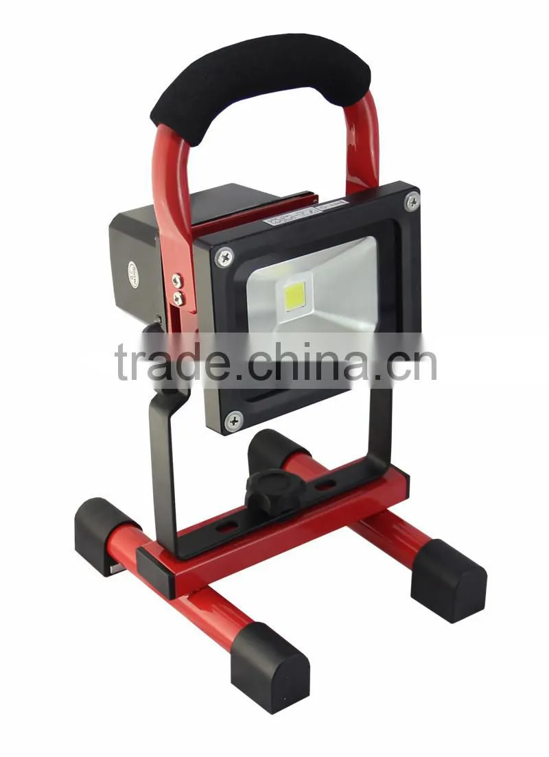 Rechargeable LED Flood Light 10W 20W, IP65 Waterproof Outdoor Handheld Portable 12V Rechargeable LED Magnetic Work Light